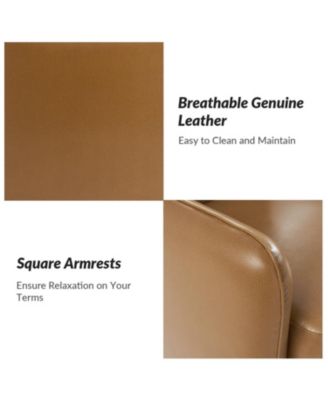 Adjustable Headrest Rick Modern Swivel Chair