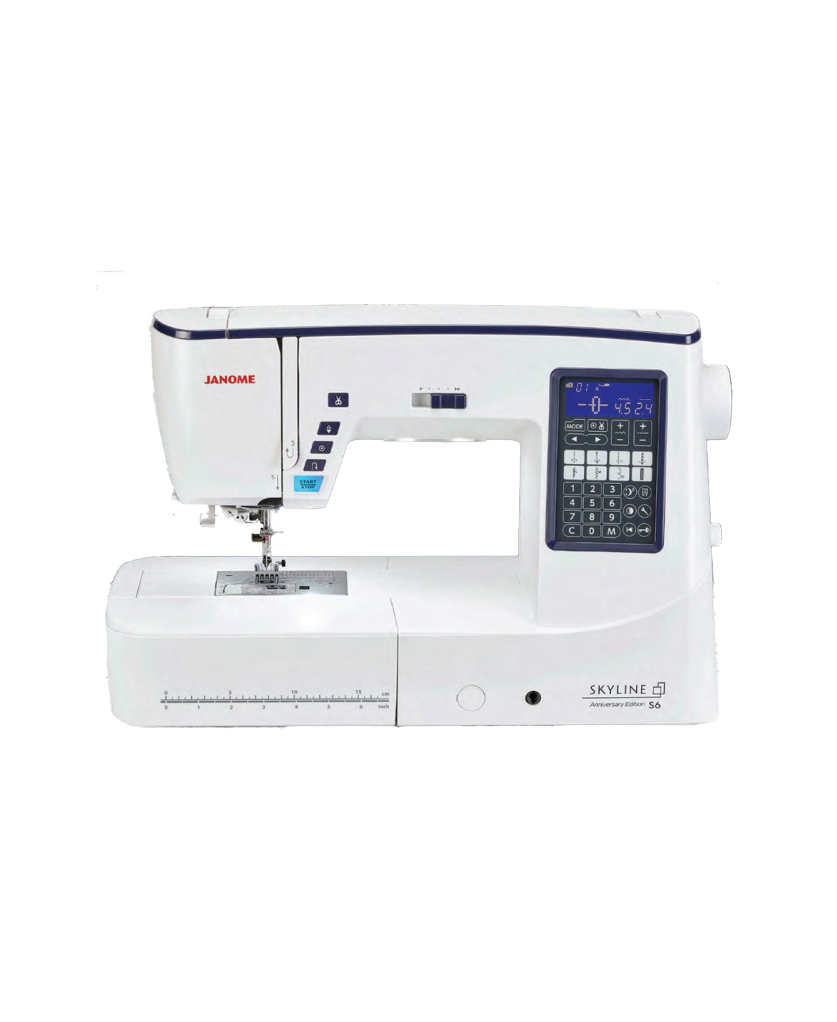 Skyline S6 10th Anniversary Edition Sewing Machine - White
