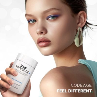 Raw Probiotic+ 100 Billion CFU, Digestive Enzymes, Raw Fruits & Vegetable Prebiotics, 30 ct