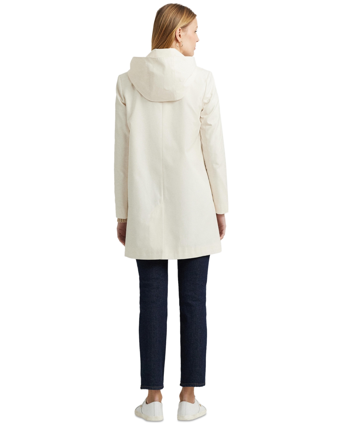 RALPH LAUREN WOMEN'S HOODED RAINCOAT 
