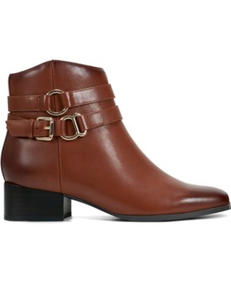 Women's Sarafina eFlex Leather Block Heel Booties