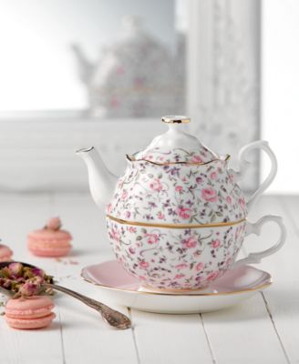 Rose Confetti 3-Piece Tea Set