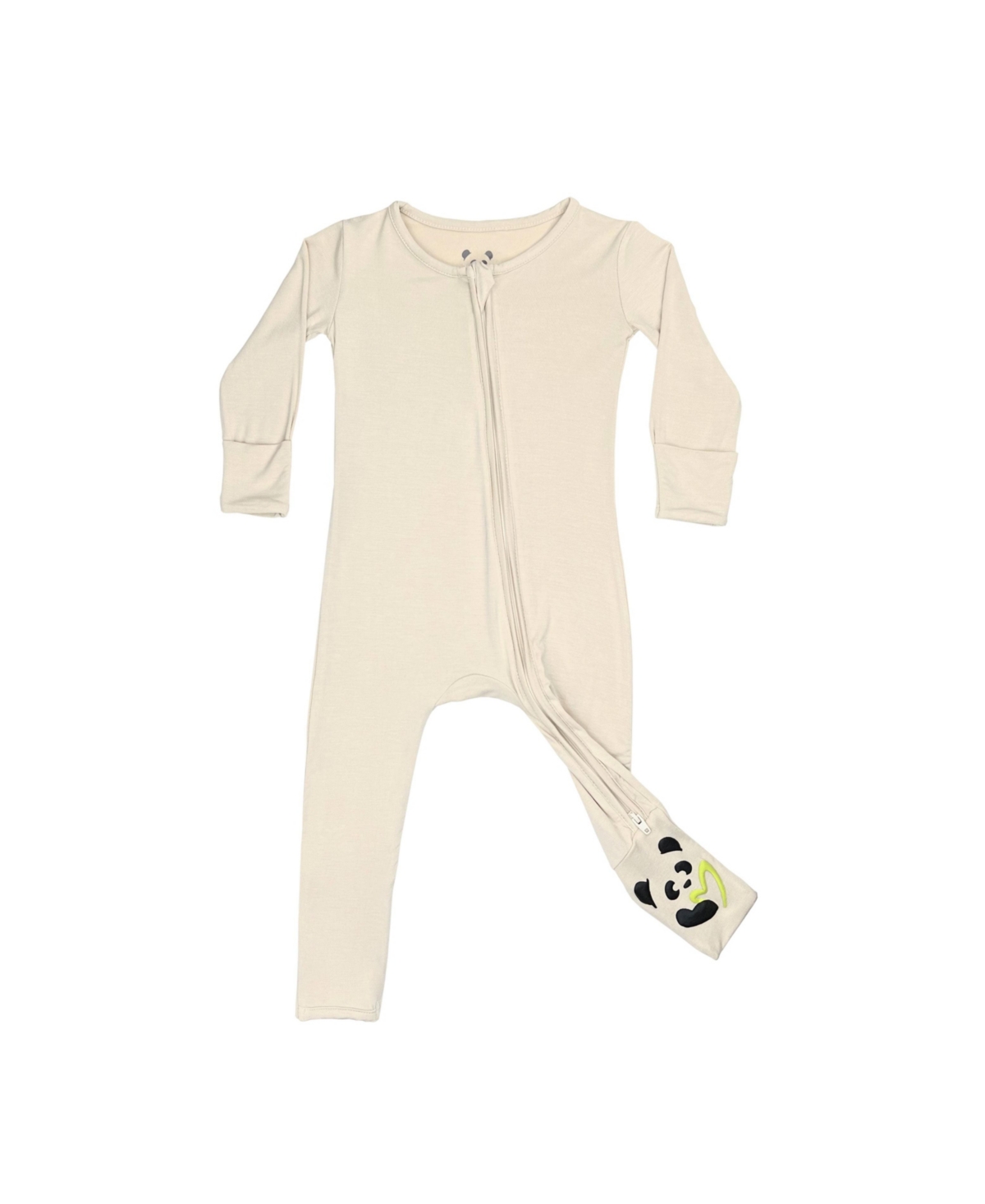 Bellabu Bear Baby Unisex Baby Oat Convertible Footie Pajama