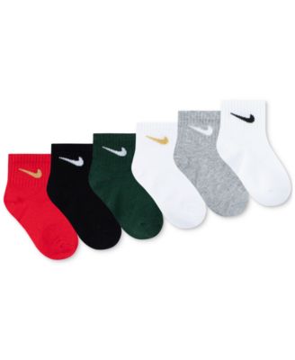 Baby Holiday Ankle Socks, 6 Packs 