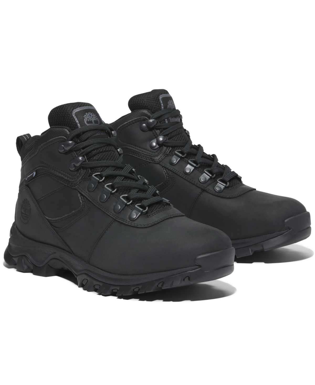 Timberland Men's Mt. Maddsen Mid Waterproof Hiking Boots From Finish Line In Black