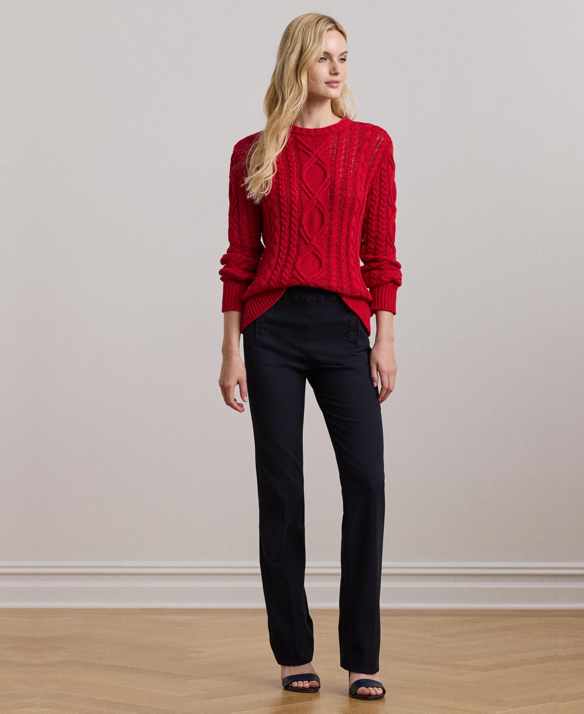 Lauren Ralph Lauren Women's Twill Sailor Pants