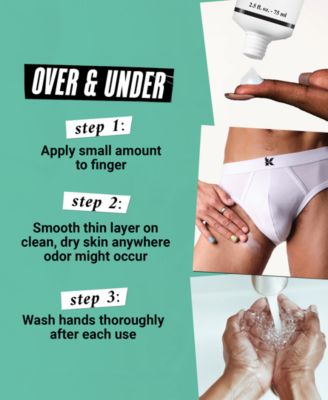 Over & Under Cream-To-Powder Deodorant, 2.5 oz.