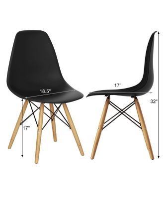 Set of 2 Mid-Century Modern DSW Dining Side Chair