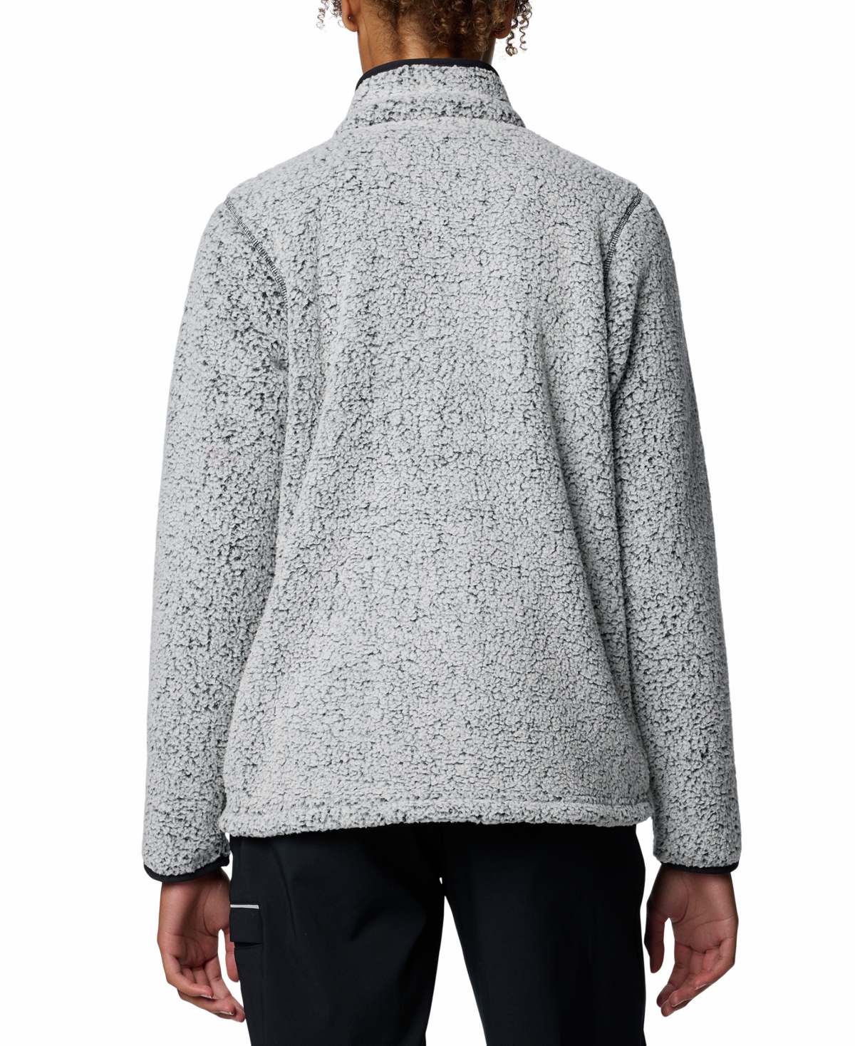 Columbia Women's West Bend Stand-collar Fleece Jacket In Black Frosted