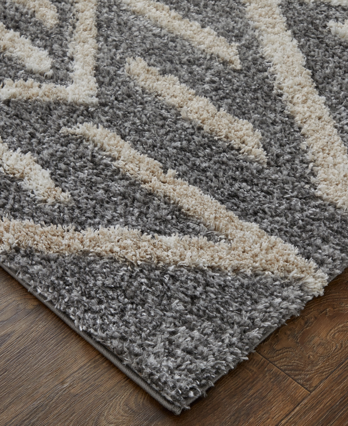 Feizy Mynka 39ibf 7'11''x10' Area Rug In Gray,ivory