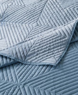 Riviera Velvet Finely Stitched 2 Piece Quilt Set, Twin/Twin XL