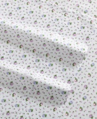 Printed Microfiber 4 Piece Sheet Set, Full