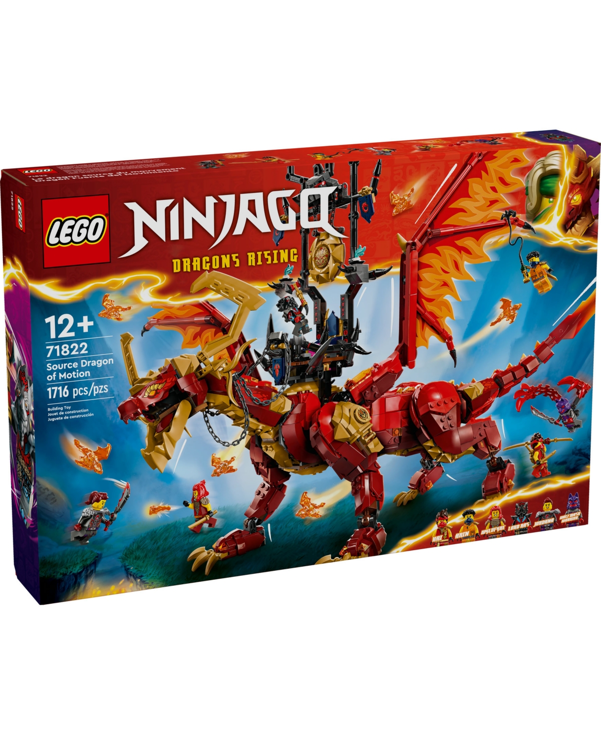 Lego Ninjago Source Dragon Of Motion Adventure Toy 71822 In Multi Color