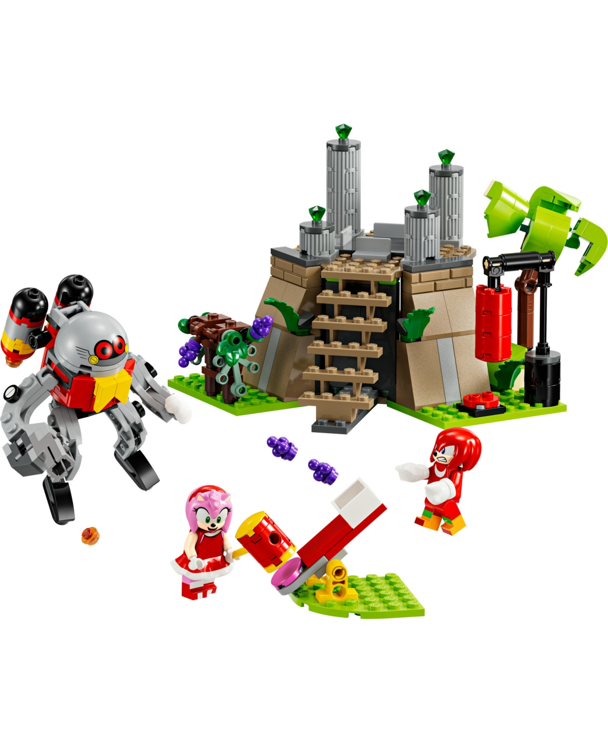 Lego Sonic The Hedgehog Knuckles And The Master Emerald Shrine 76998 In Multi Color