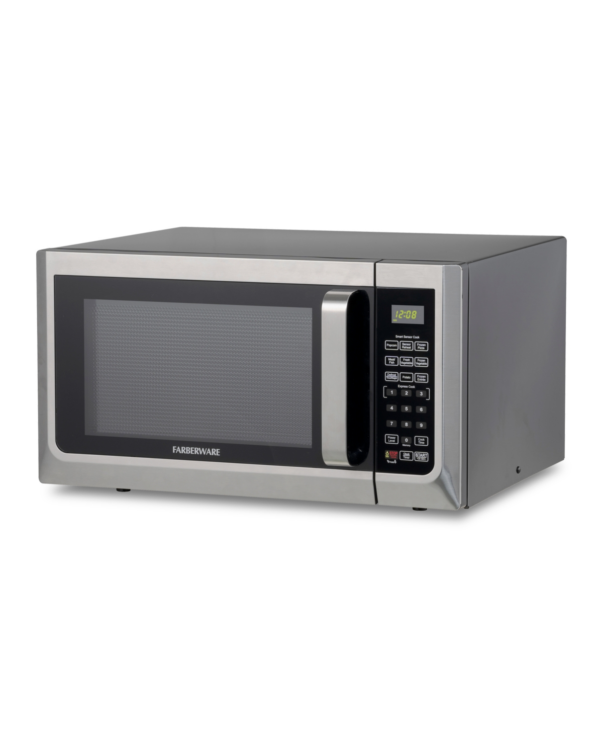 Farberware 1.3 1100 Watts Microwave Oven, Fmg13ss In Stainless Steel