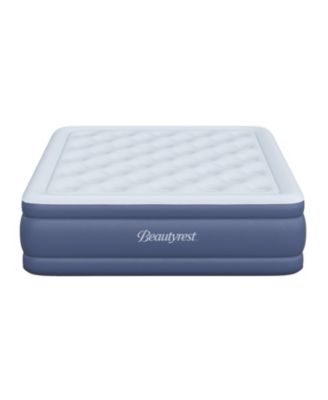 17" Supreme Air Comfort Top Air Mattress with Built-in SureLock Pump and Auto Shut-Off, Queen Size, Puncture-Resistant Dura-Vinyl, Raised Edge Support, 100% Leak-Free, 3-Year Warranty, Supports 650 lbs