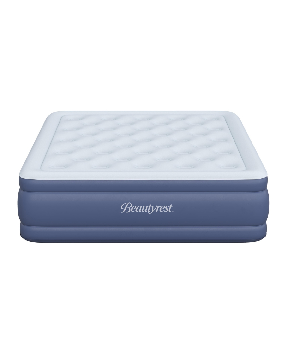 Beautyrest 17" Supreme Air Comfort Top Air Mattress with Built-in SureLock Pump and Auto Shut-Off, Queen Size, Puncture-Resistant Dura-Vinyl, Raised E