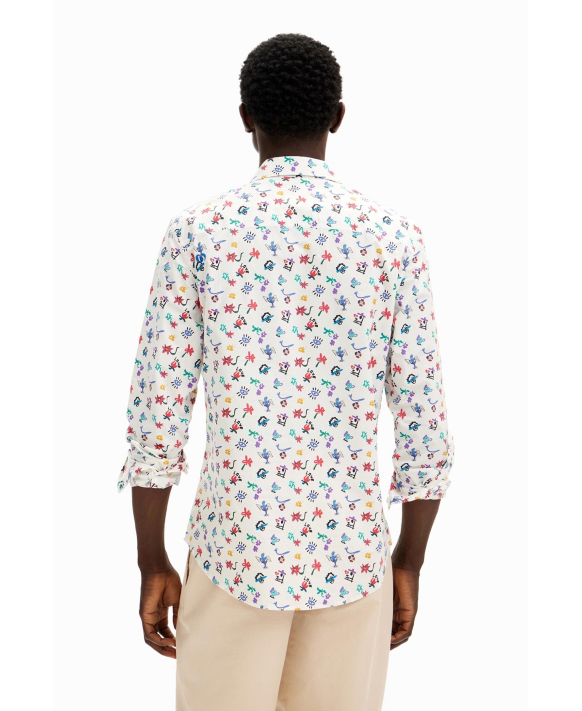 Desigual Men's Floral print shirt