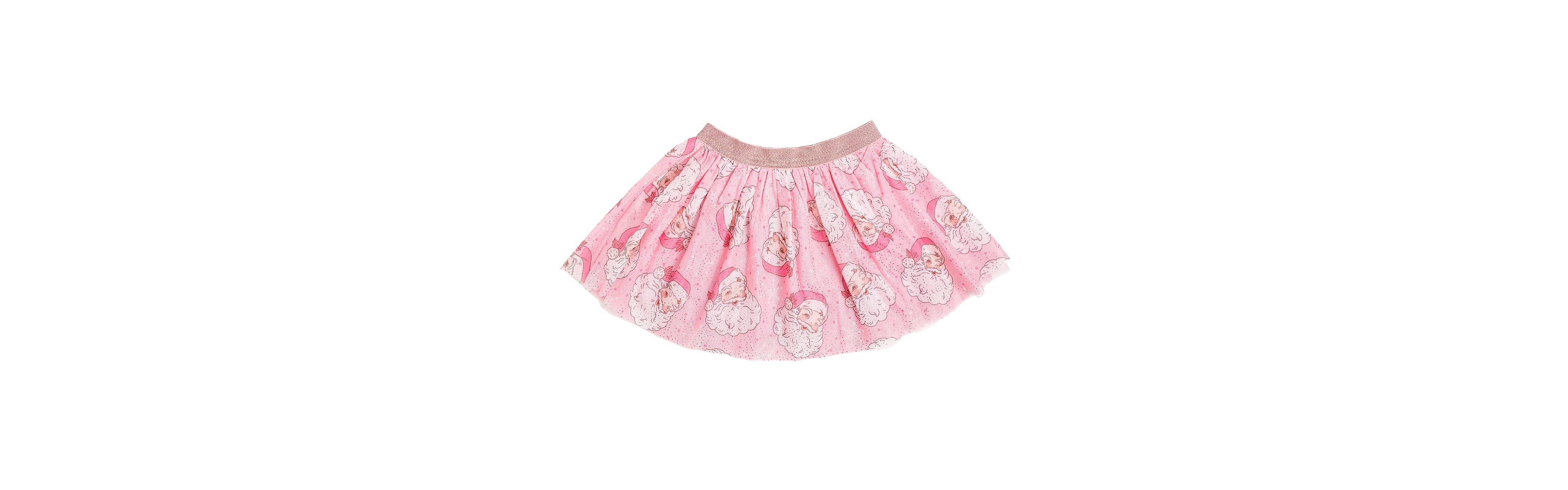 Sweet Wink Little and Big Girls Retro Santa Christmas Tutu Skirt