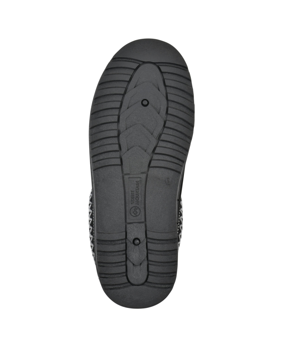 White Mountain Women's Iceberg Leather Clog Slippers In Black Suede