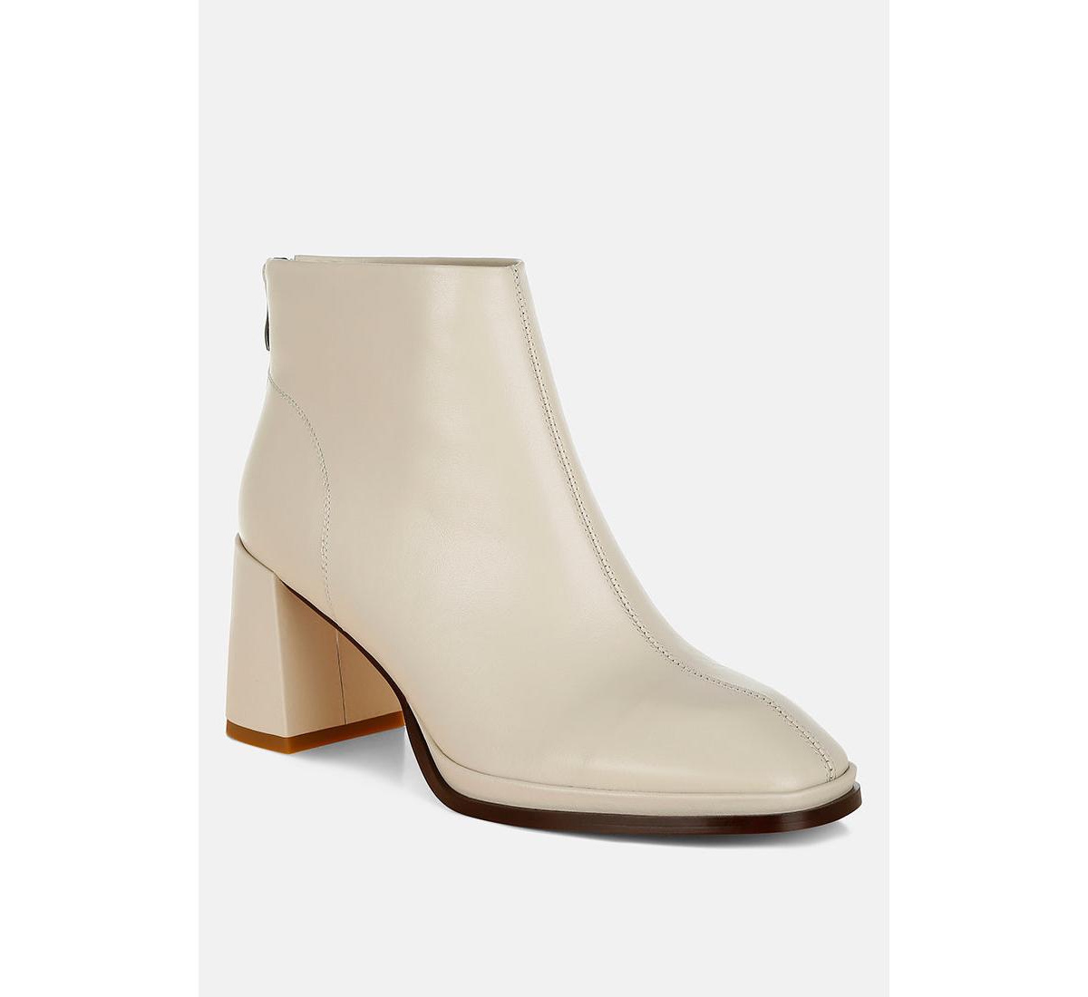 Rag & Co Armada Genuine Leather Square Toe Boots