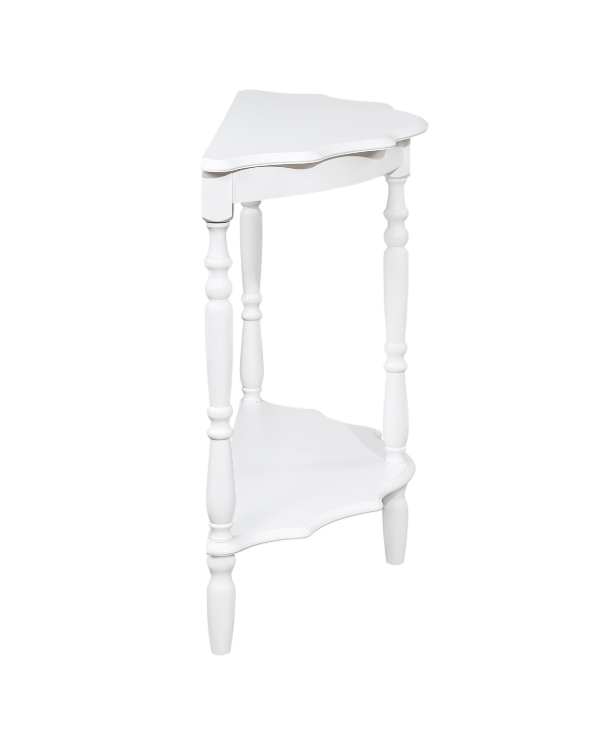 Slickblue 42'' Retro Circular Curved Half-Moon Console Table; Stylish Cloud Design with Open Shelf