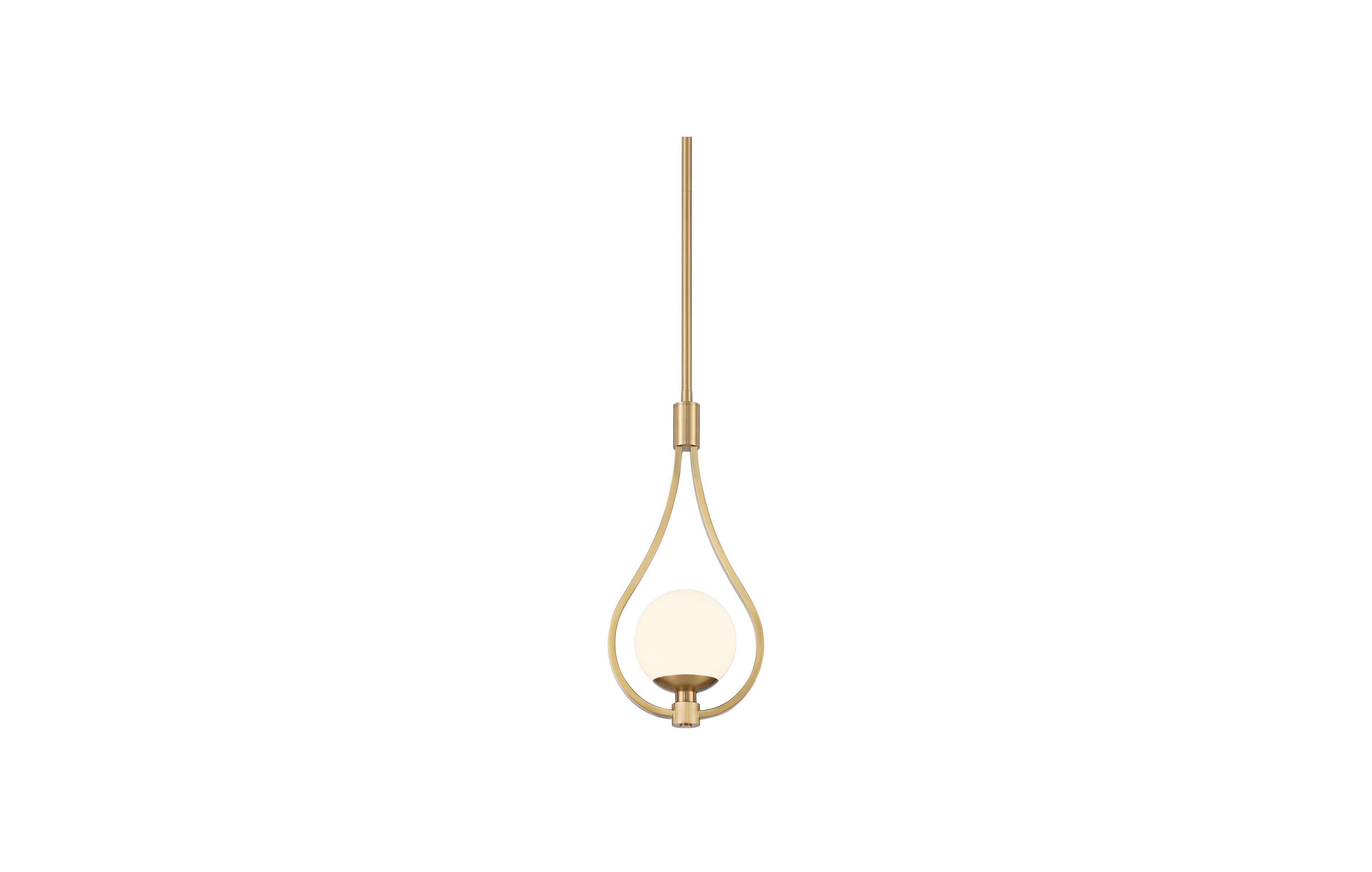 Possini Euro Design Kosta 8" Mid Century Modern Pendant Ceiling Light Fixture Dining Room Over Table Kitchen Island Foyer Hanging Teardrop Led Dimmabl