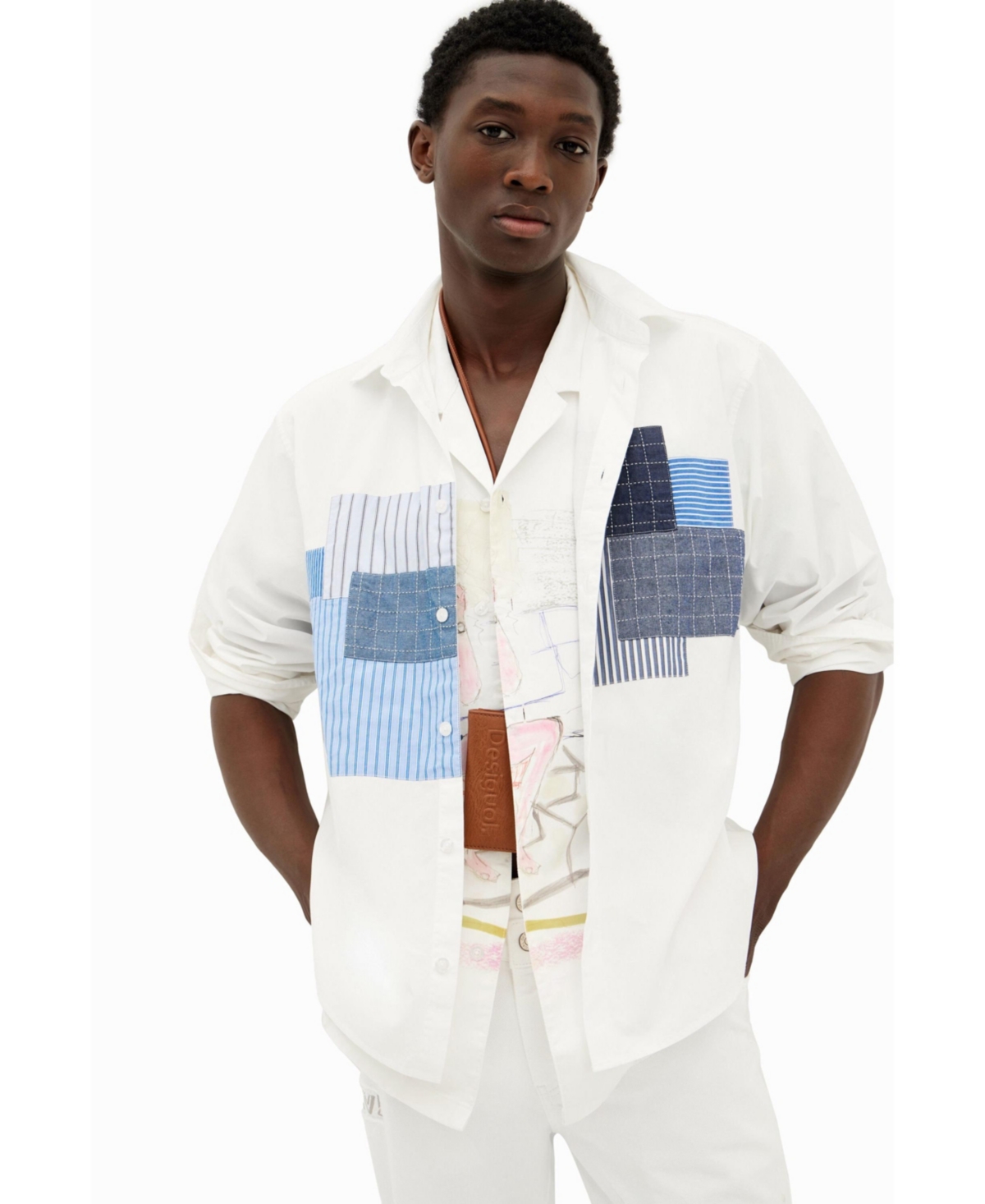 Desigual Men's Patch shirt