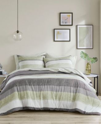 Jaxon Wide Stripe 7-Pc. Comforter Set, Full