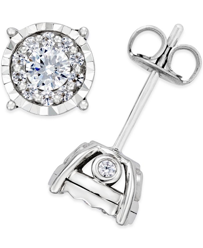 Trumiracle diamond stud earrings review clearance