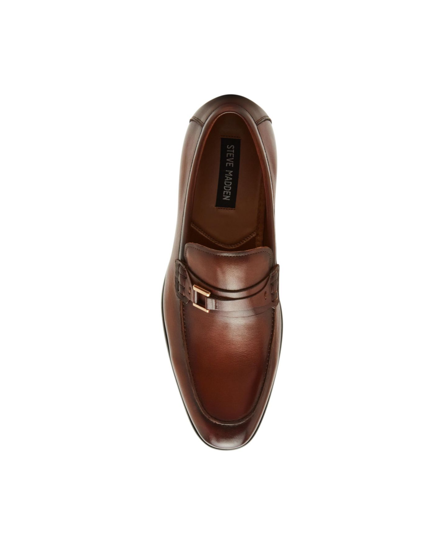 Мужские туфли Steve Madden Adair Slip On Loafer, цвет: Чёрный кожаный — фото 8