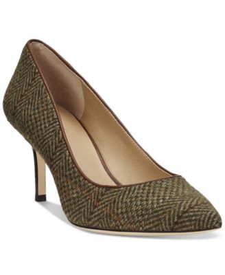 【Louren】pointed toe pumps Lauren Ralph Lauren Women's Lanette Pointed-Toe Woven Pumps