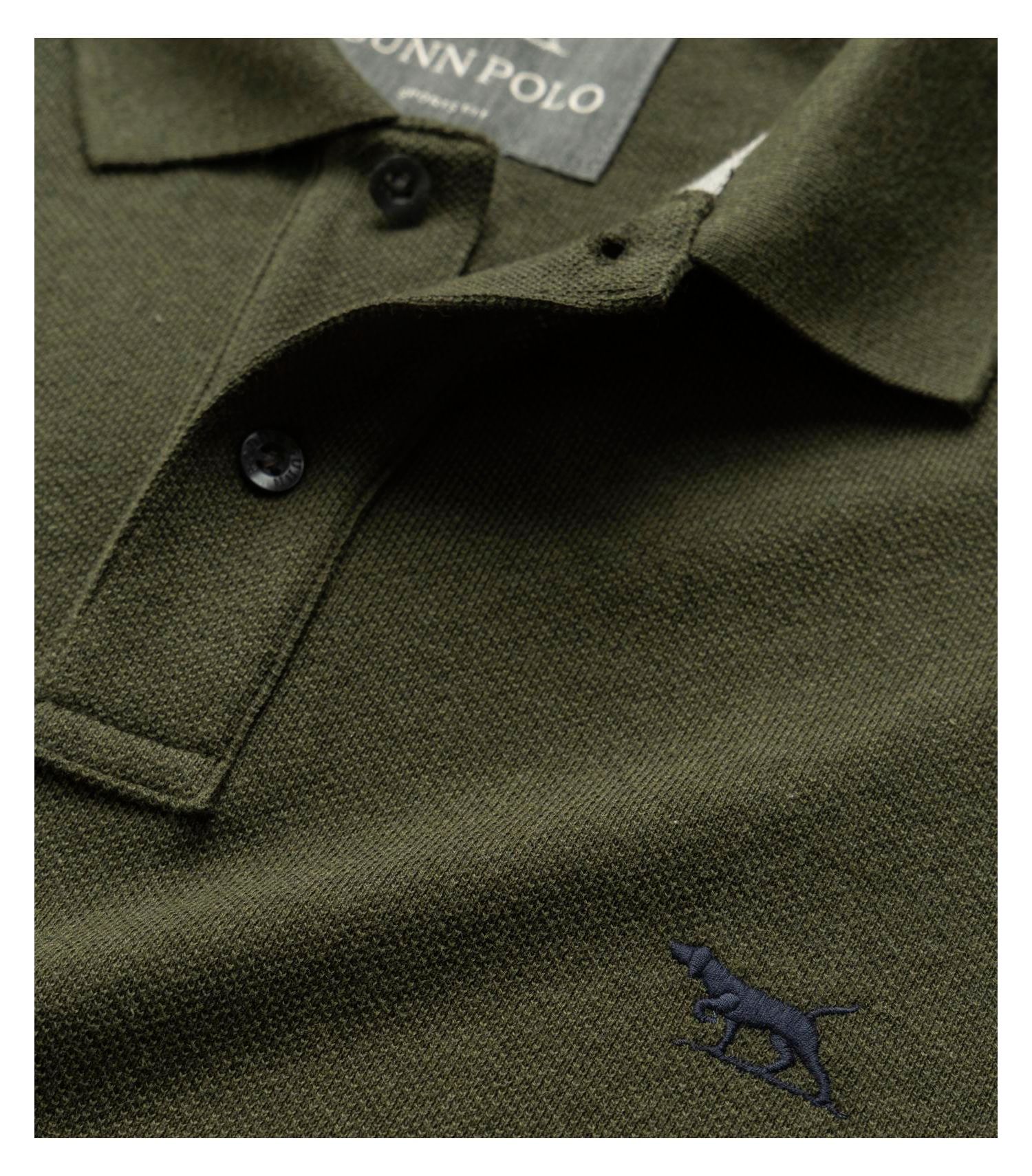 Men's Long Sleeves Gunn Cotton Polo Shirts