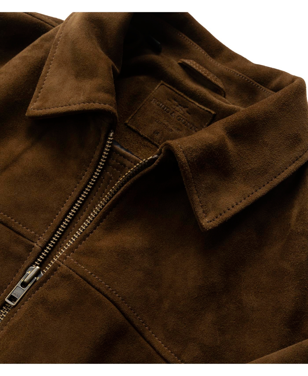 Redvale Sheepskin Suede Bomber Jacket