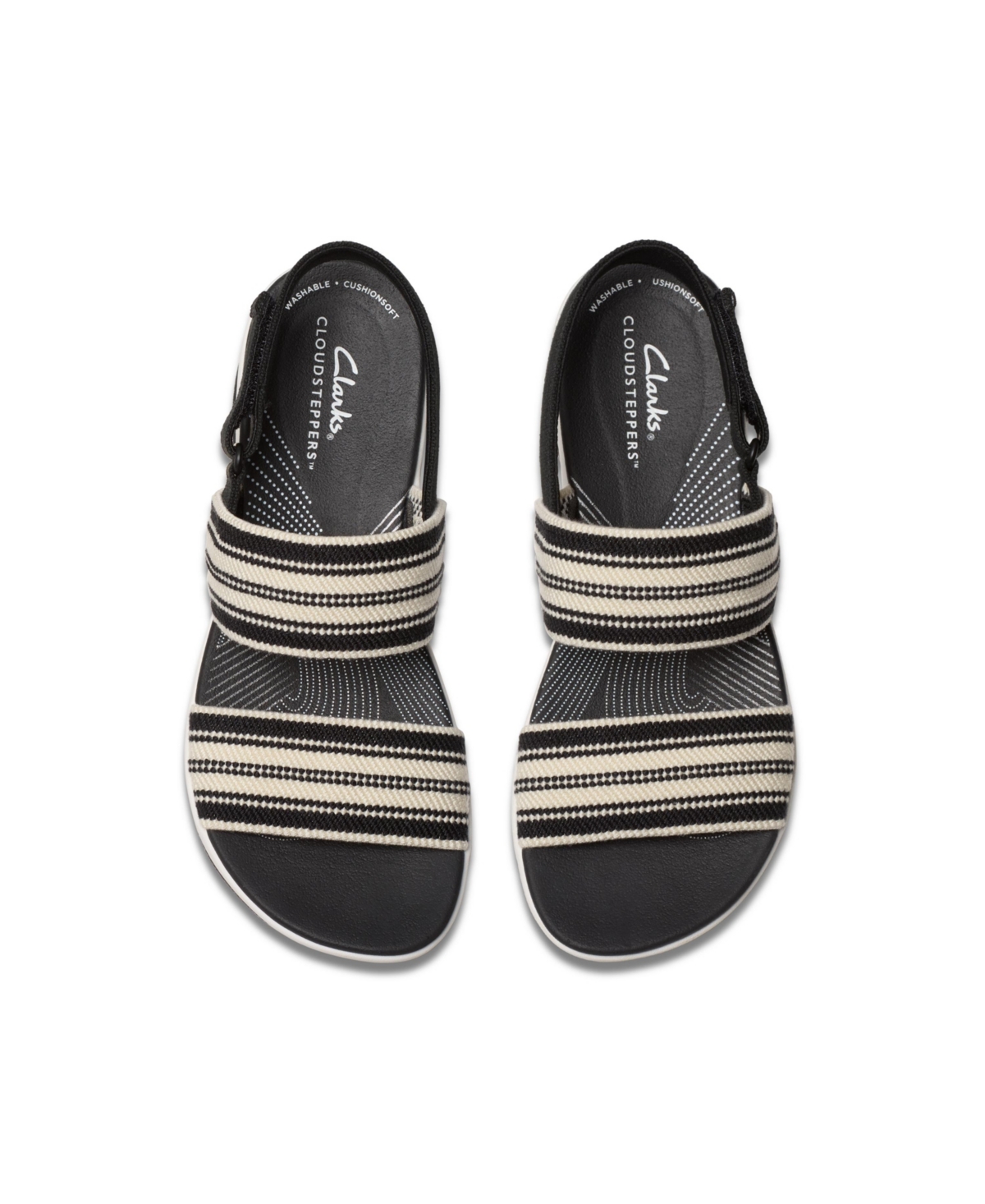 Clarks Arla Stroll In Black Multi Textile