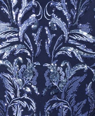 Women's Sequinned Embroidered Evening Gown