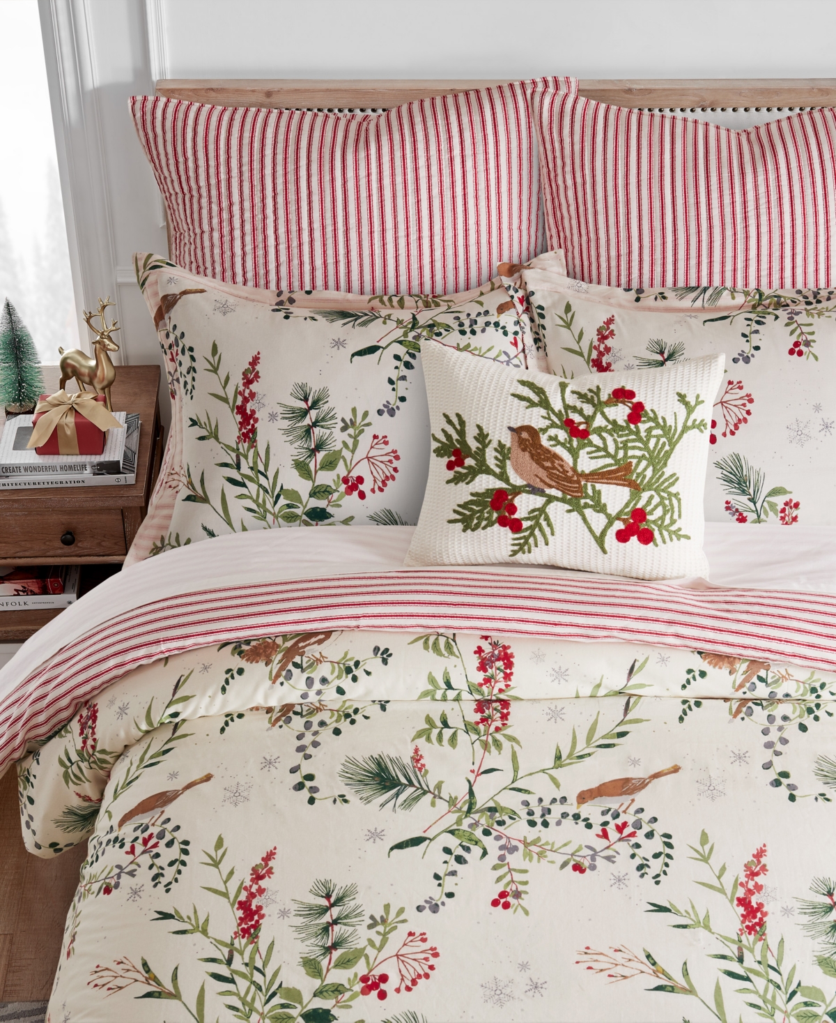 Levtex Winterberry Forest Reversible 2-pc. Comforter Set, Twin/twin Xl In Green