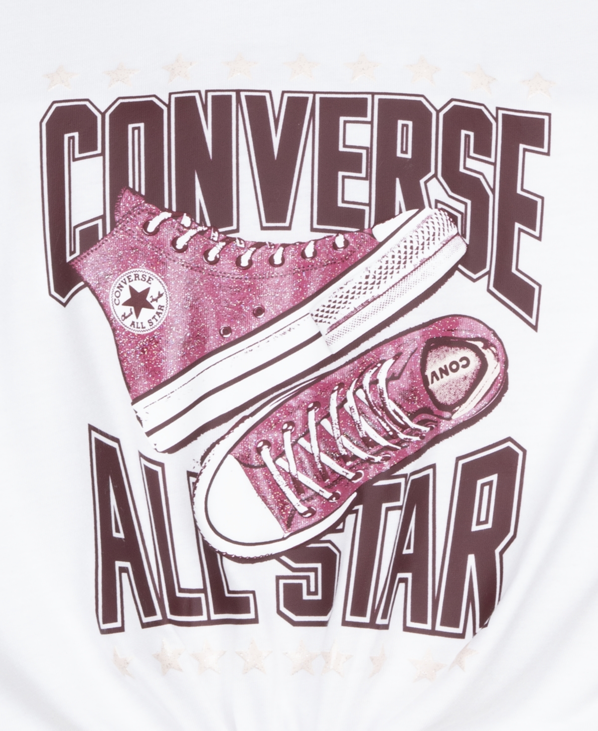 Converse Big Girls Tie-Front Boxy Graphic Tee