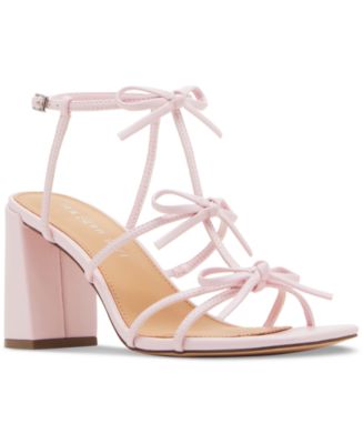 Madden Girl Lovely Bow Strappy Block-Heel Dress Sandals Macy's