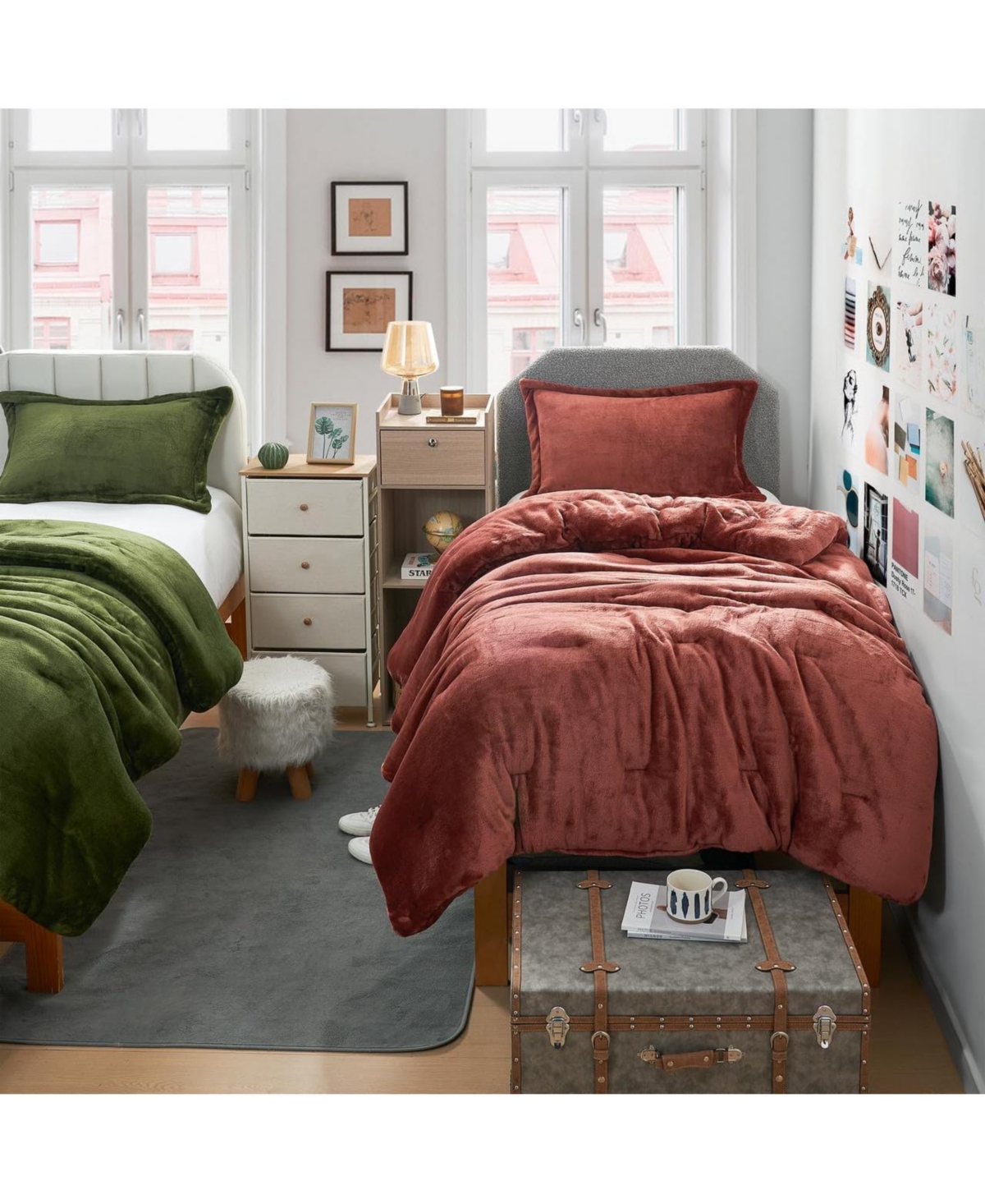 Coma Inducer Oversized Comforter Set - Me Sooo Comfy -- Roasted russet