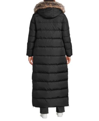 Lands' End Plus Size Max 600 Down Long Maxi Coat - Macy's