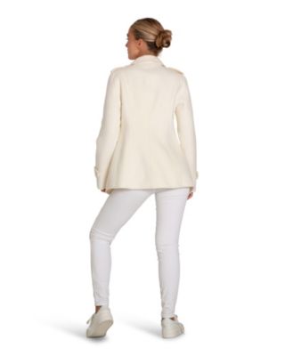 Women's Bad Girl Wool Blend Moto Coat