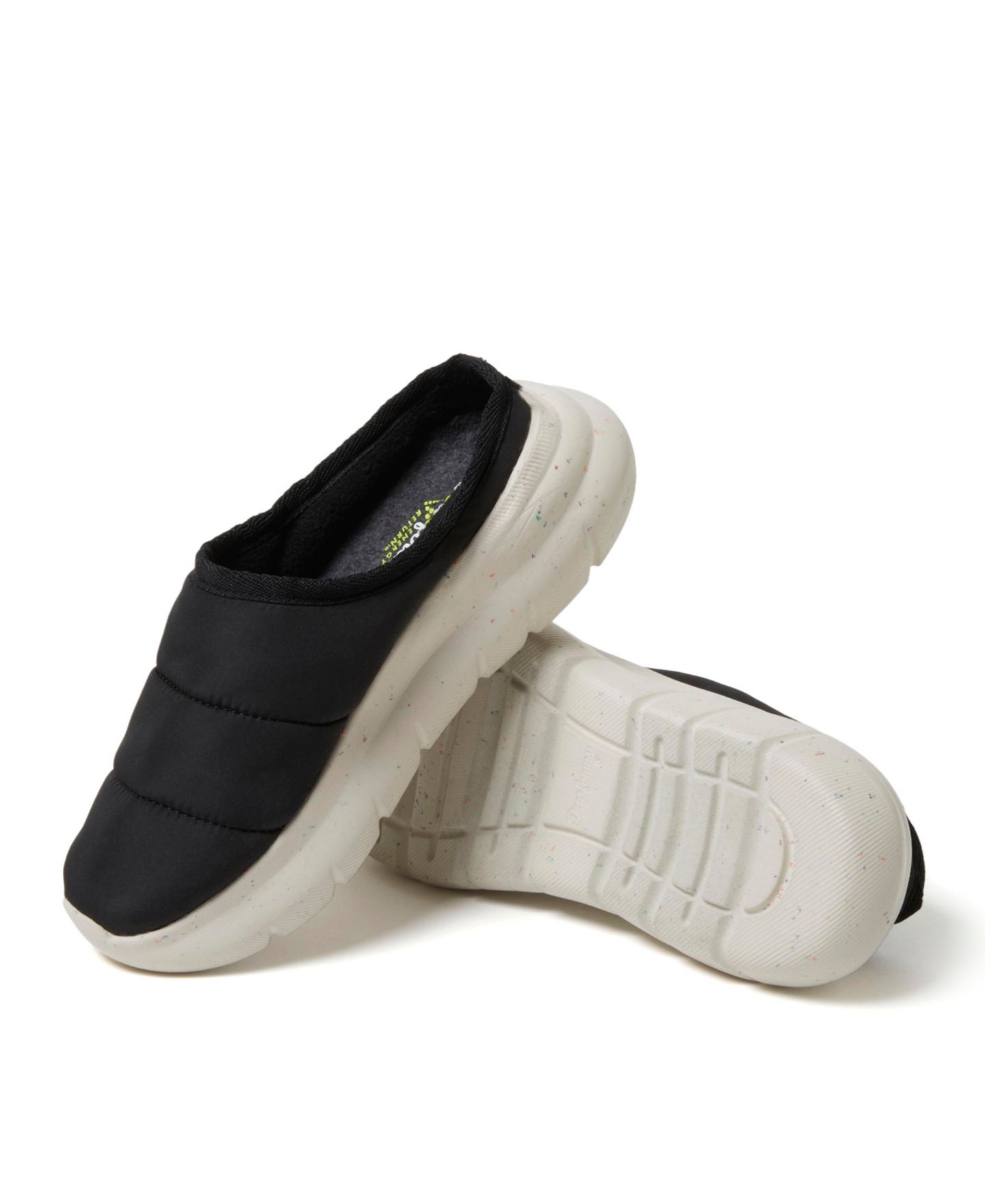 Женские сабо Dearfoams Ontario Slip-On Clog With Regnr8, цвет: Чёрный — фото 2