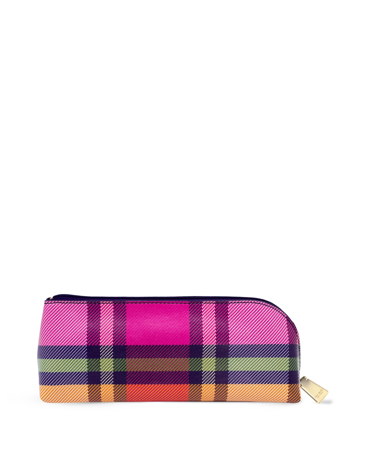 Kate Spade New York Pencil Case In Grand Plaid Duo