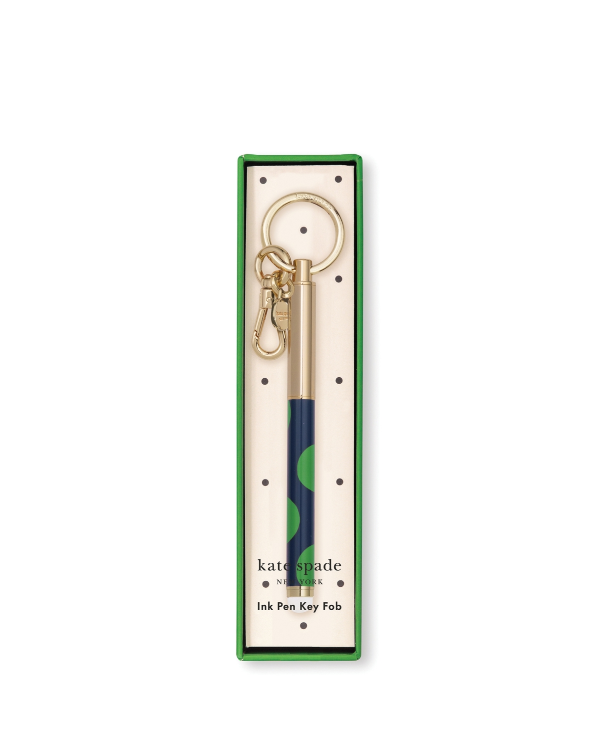 Kate Spade New York Key Fob Pen In Sonnet Dot