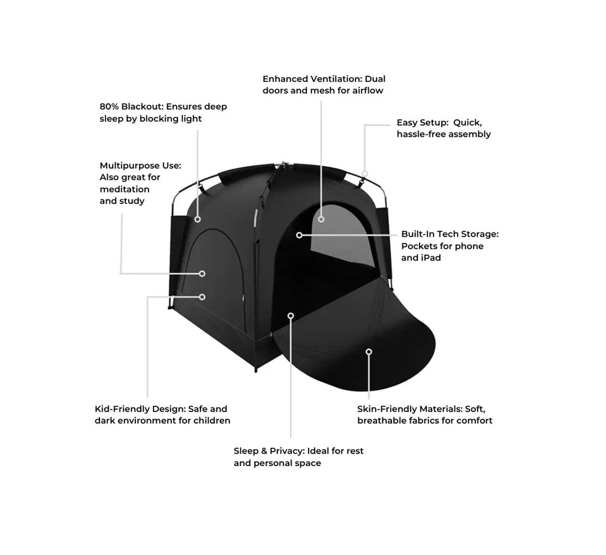 Ayamaya Sanctuary Indoorout and Privacy Bed Tent for or Full