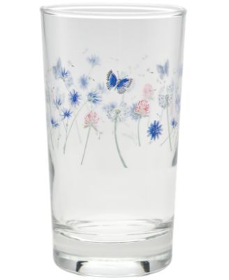 Breezy Floral Juice Glasses, Set of 4