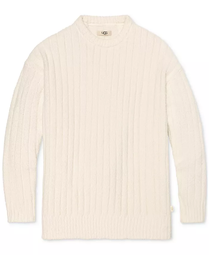 UGG Women's Riz Ribbed Long-Sleeve Knit Sleep Top
