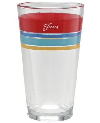 Vibrant Edgeline Tapered Cooler Glasses, Set of 4