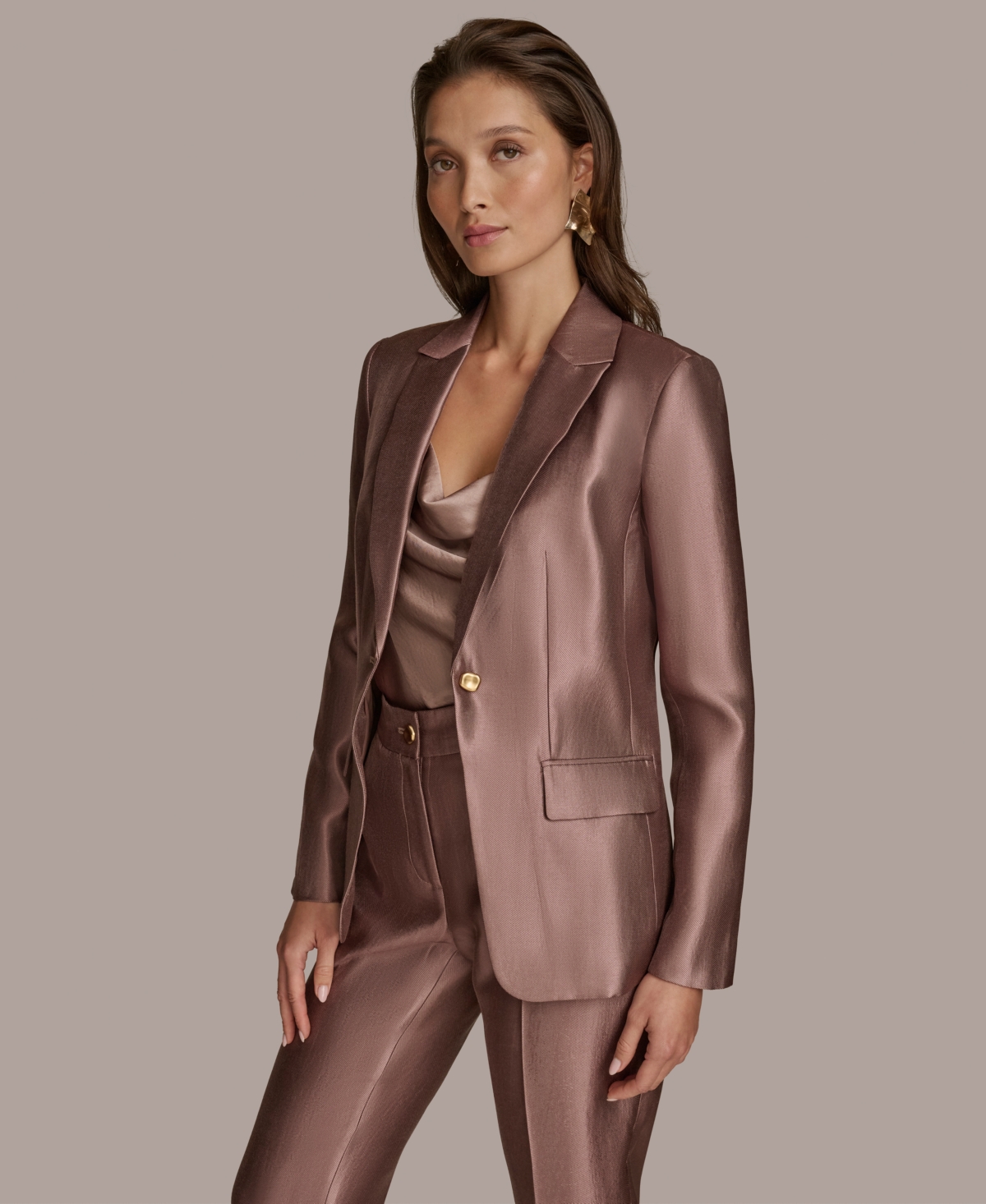 Donna Karan New York Women's One-Button Jacket